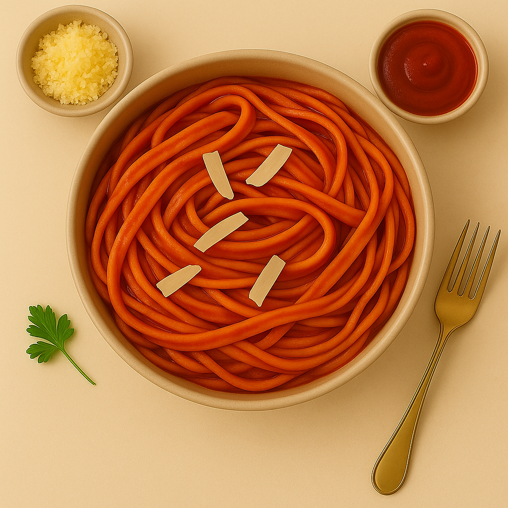 Domates Soslu Fettucine