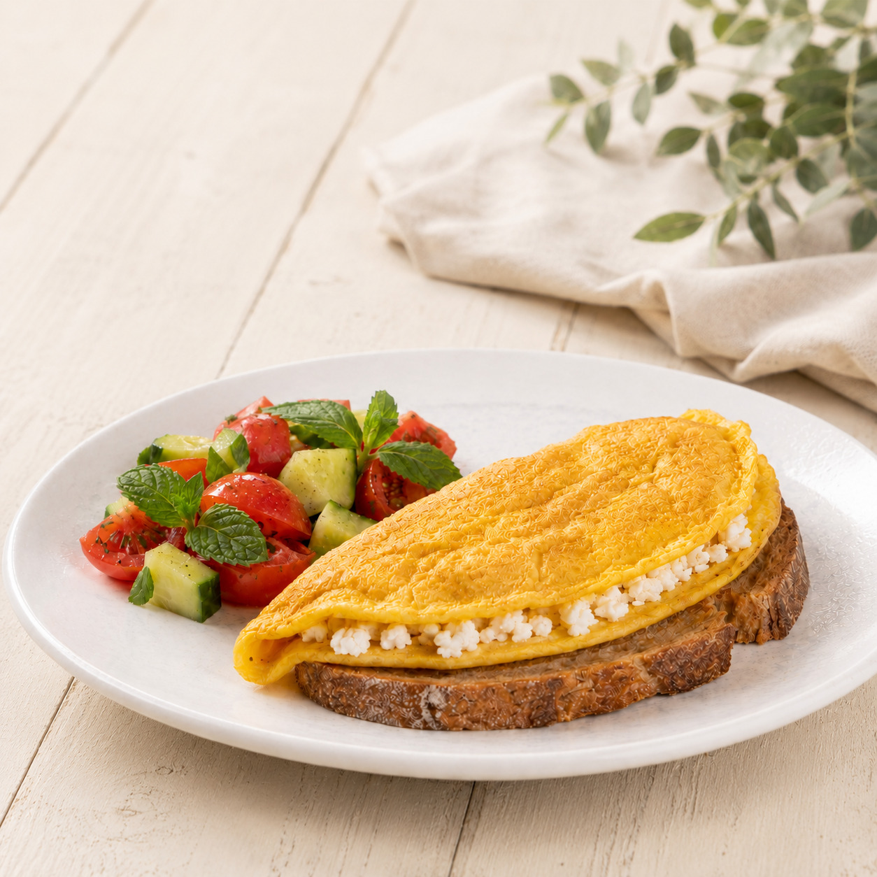 Beyaz Peynirli Omlet