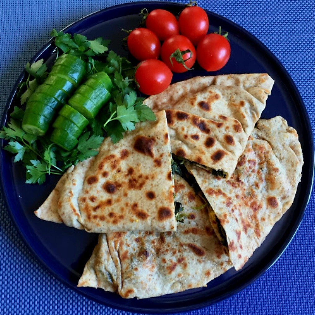 Ispanaklı Kaşarlı Gözleme