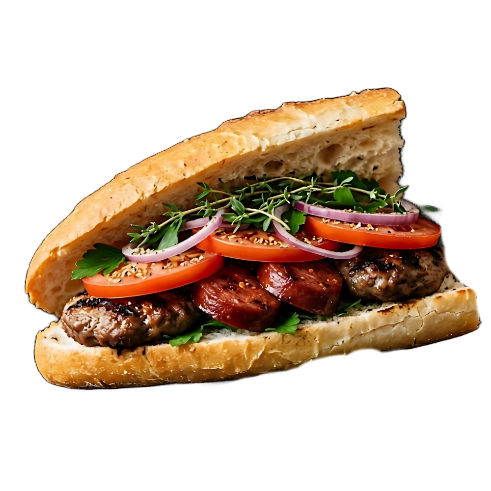 Köfte Sucuk Ekmek