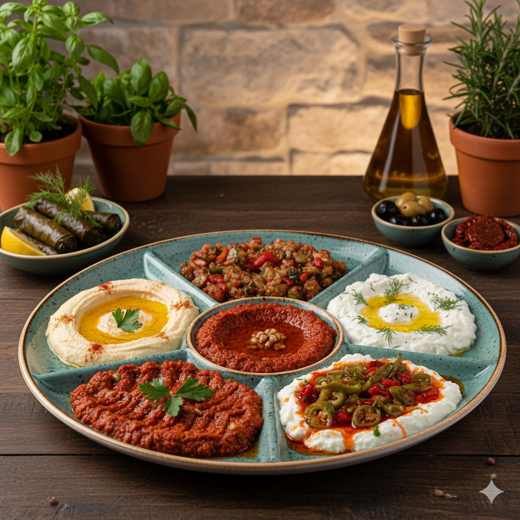 6'lı soğuk meze