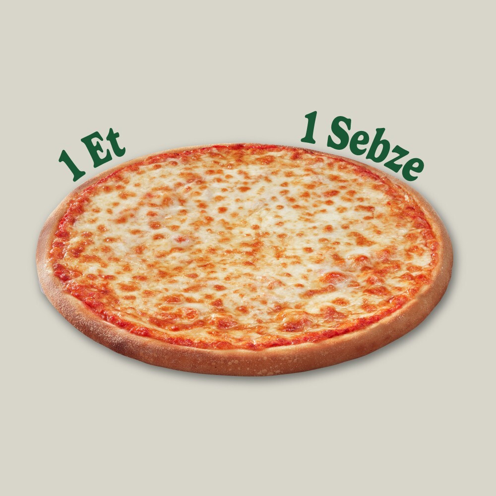 Pizzanı Tasarla (1 Et - 1 Sebze) (Orta)
