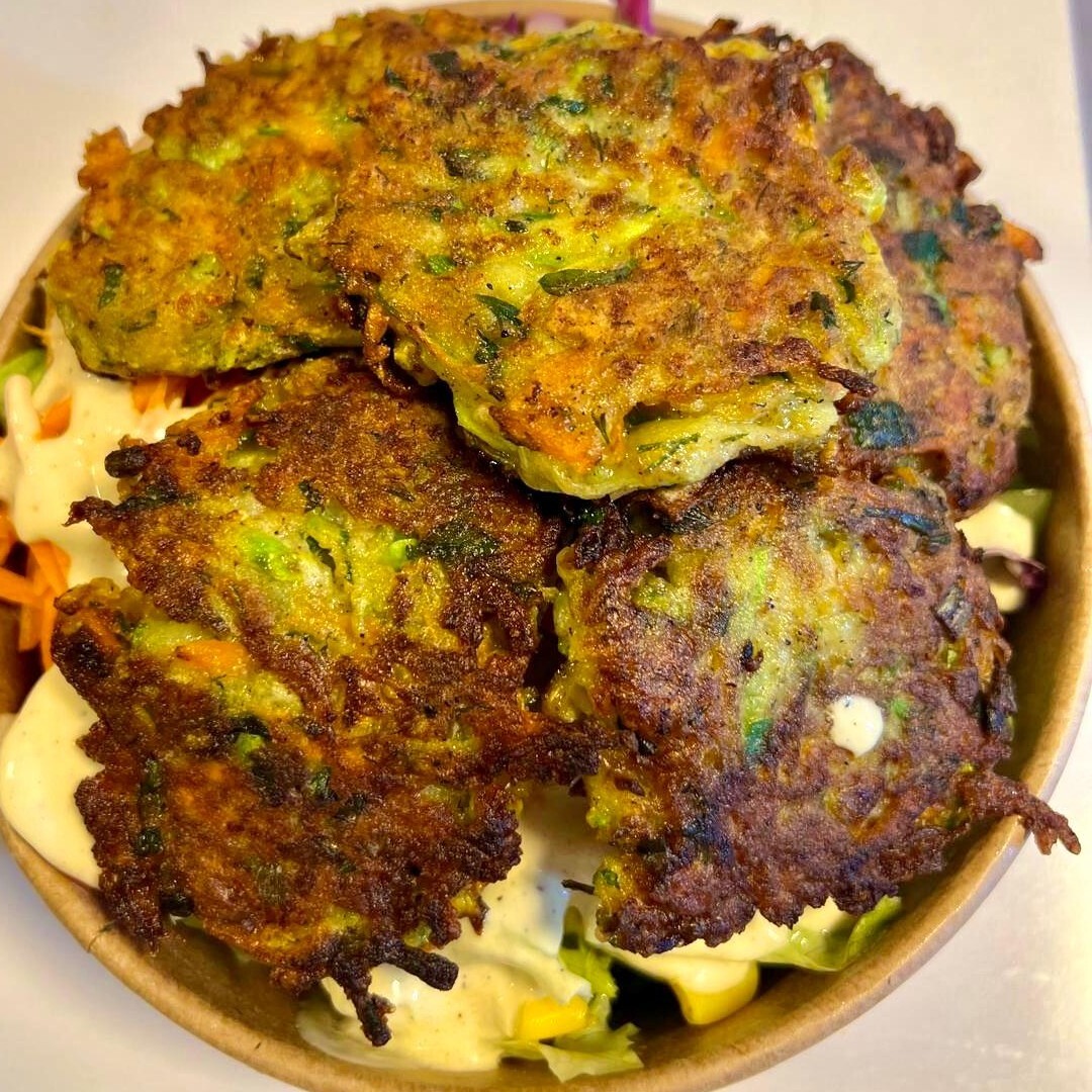 Makarnalı Kabak Mücver Bowl