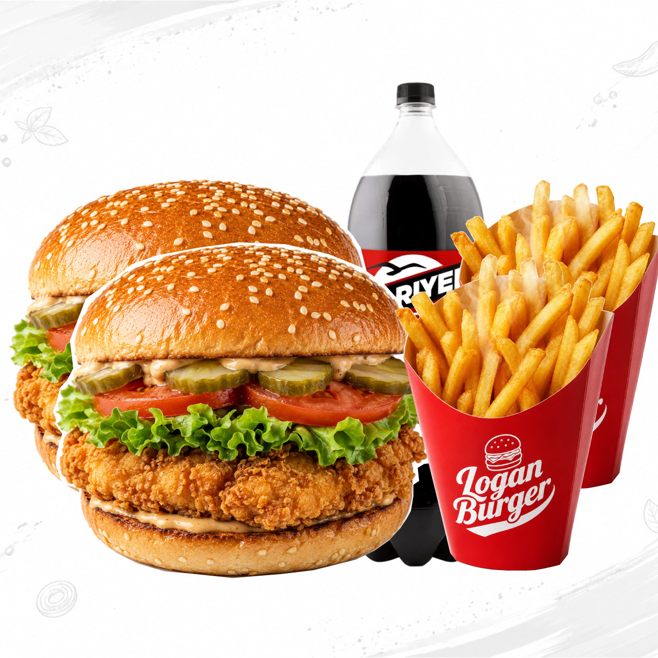2'li Chicken Burger Menü