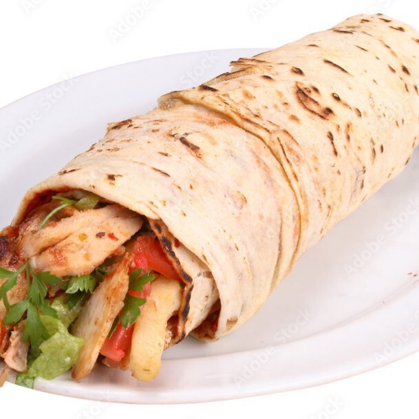 Tavuk Döner Dürüm Çift Lavaş