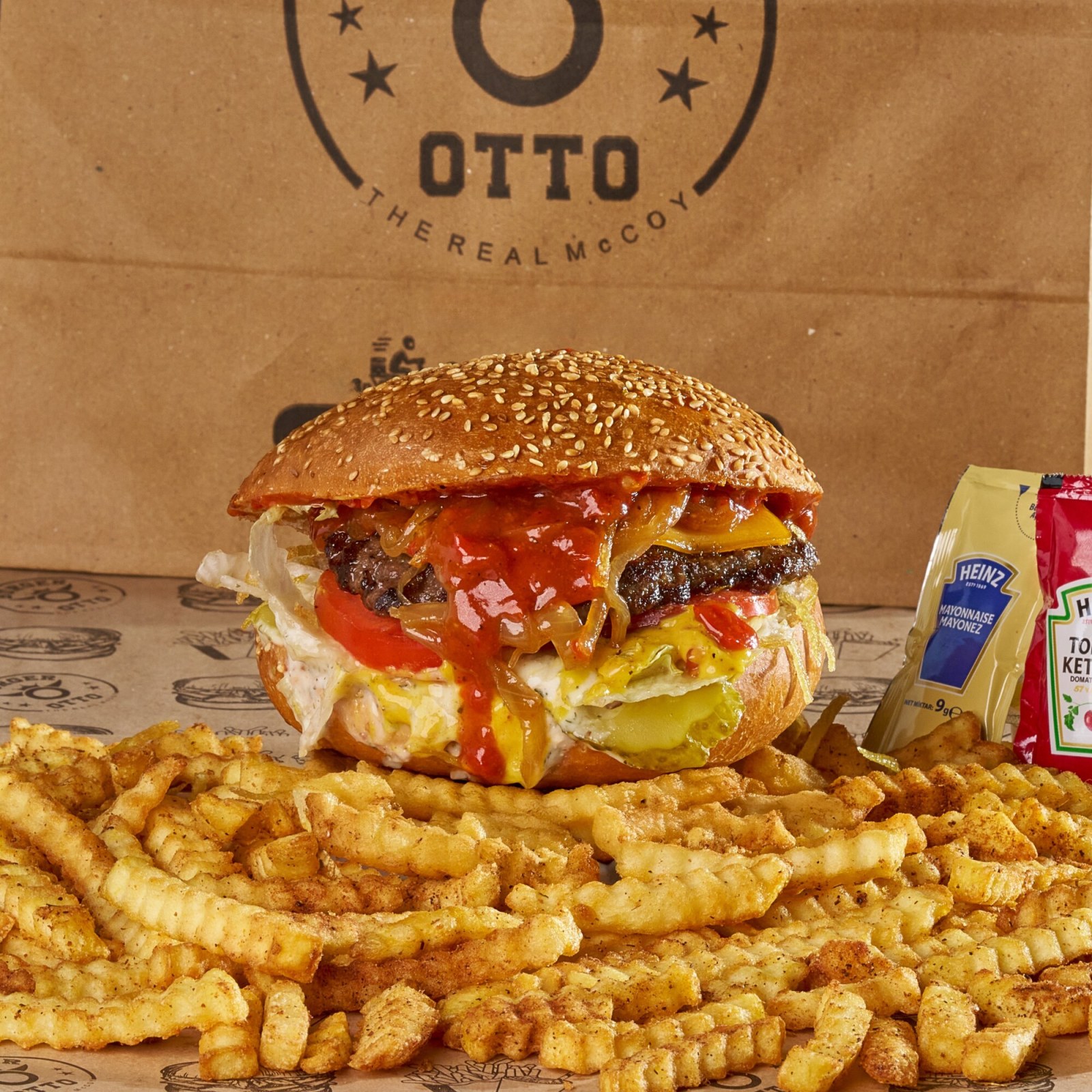 Otto Red Fire Burger
