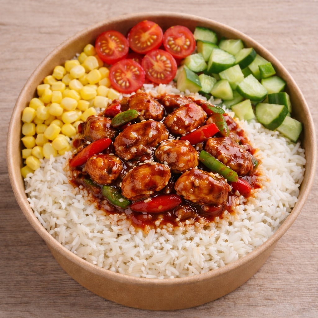 Yeni Nesil Teriyaki Soslu Pilav