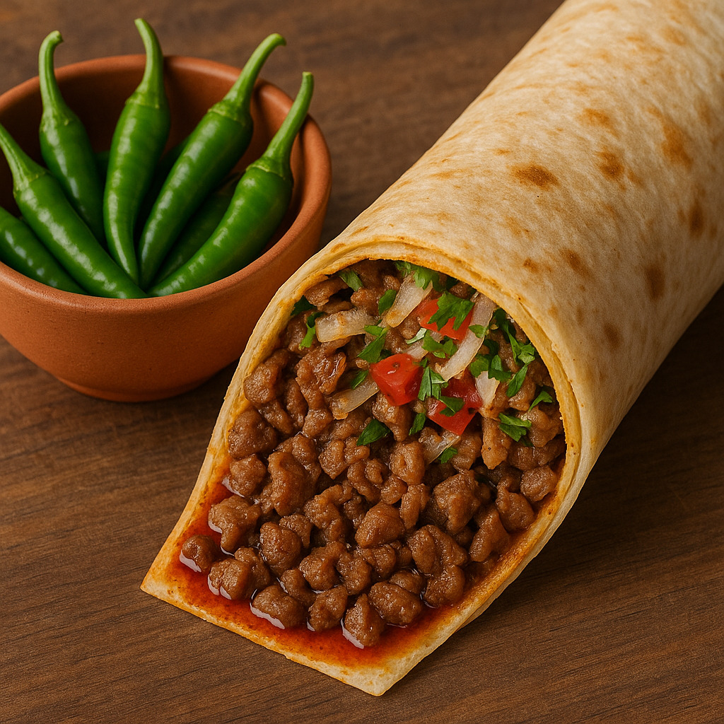 Acı Soslu Et Tantuni Dürüm