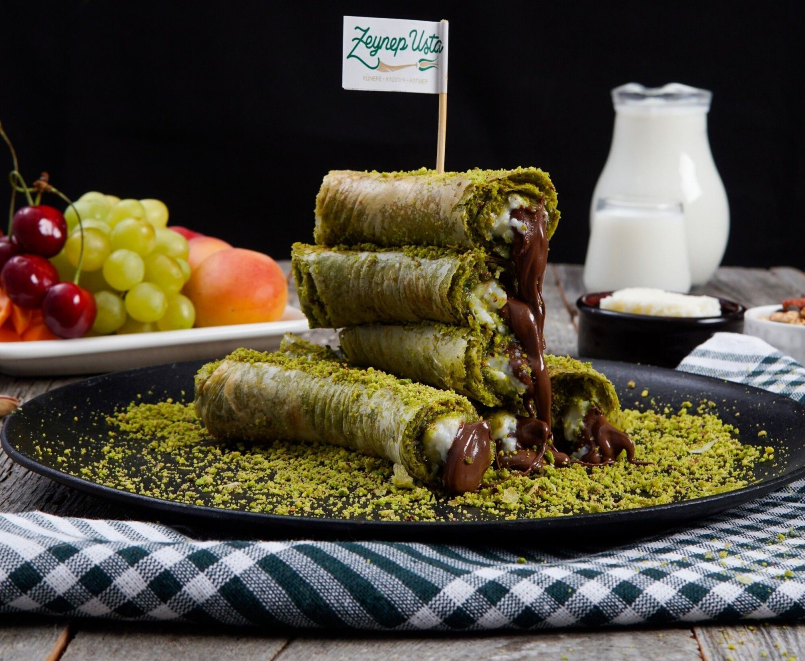 Çikolatalı Simit Katmer (2 Kişilik)