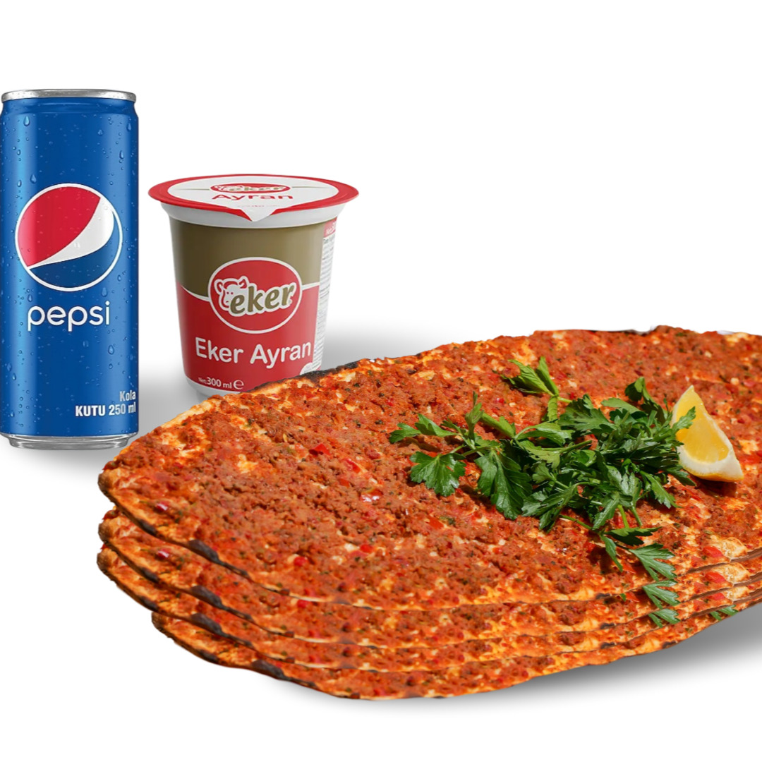 4'lü Lahmacun Menü