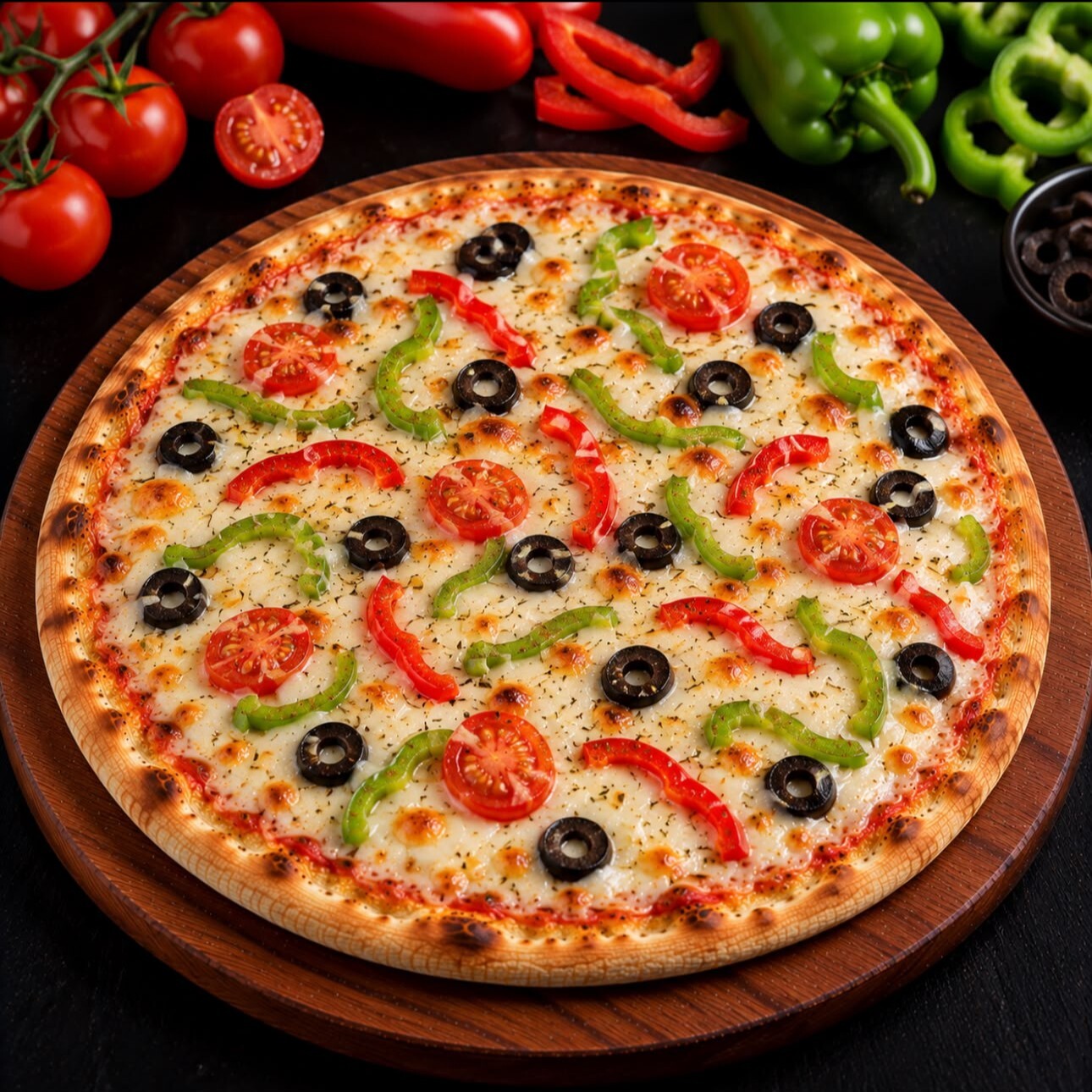 Queens Pizza (22 cm.)