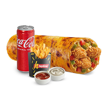 Tenders Burrito Menü