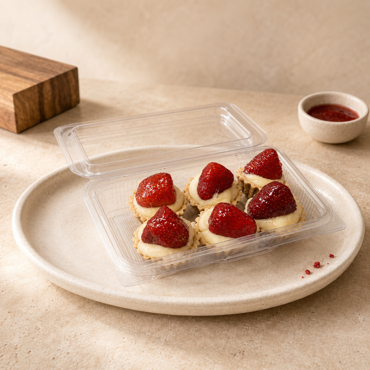 Çilekli Tartolet (6 Adet) (200 gr)