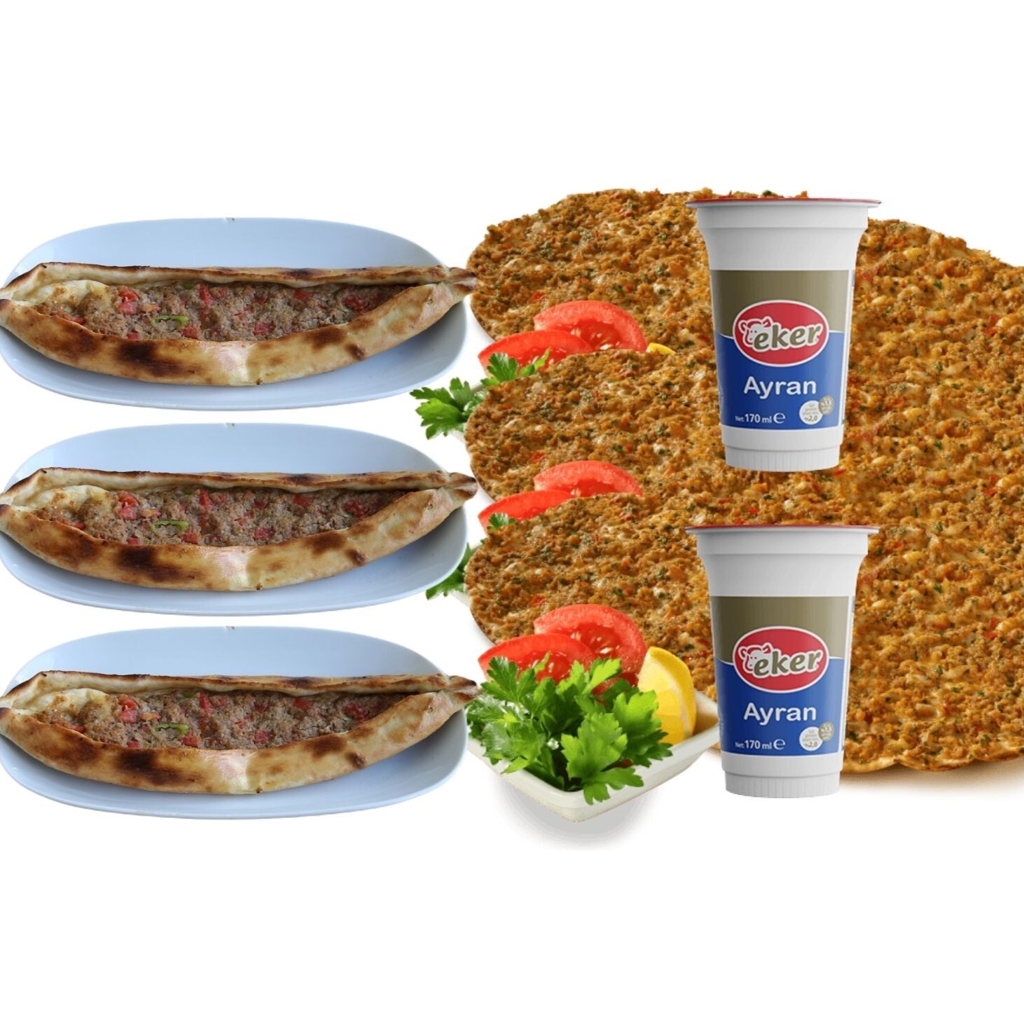 3'lü Kıymalı Cantık & 3'lü Lahmacun Menü