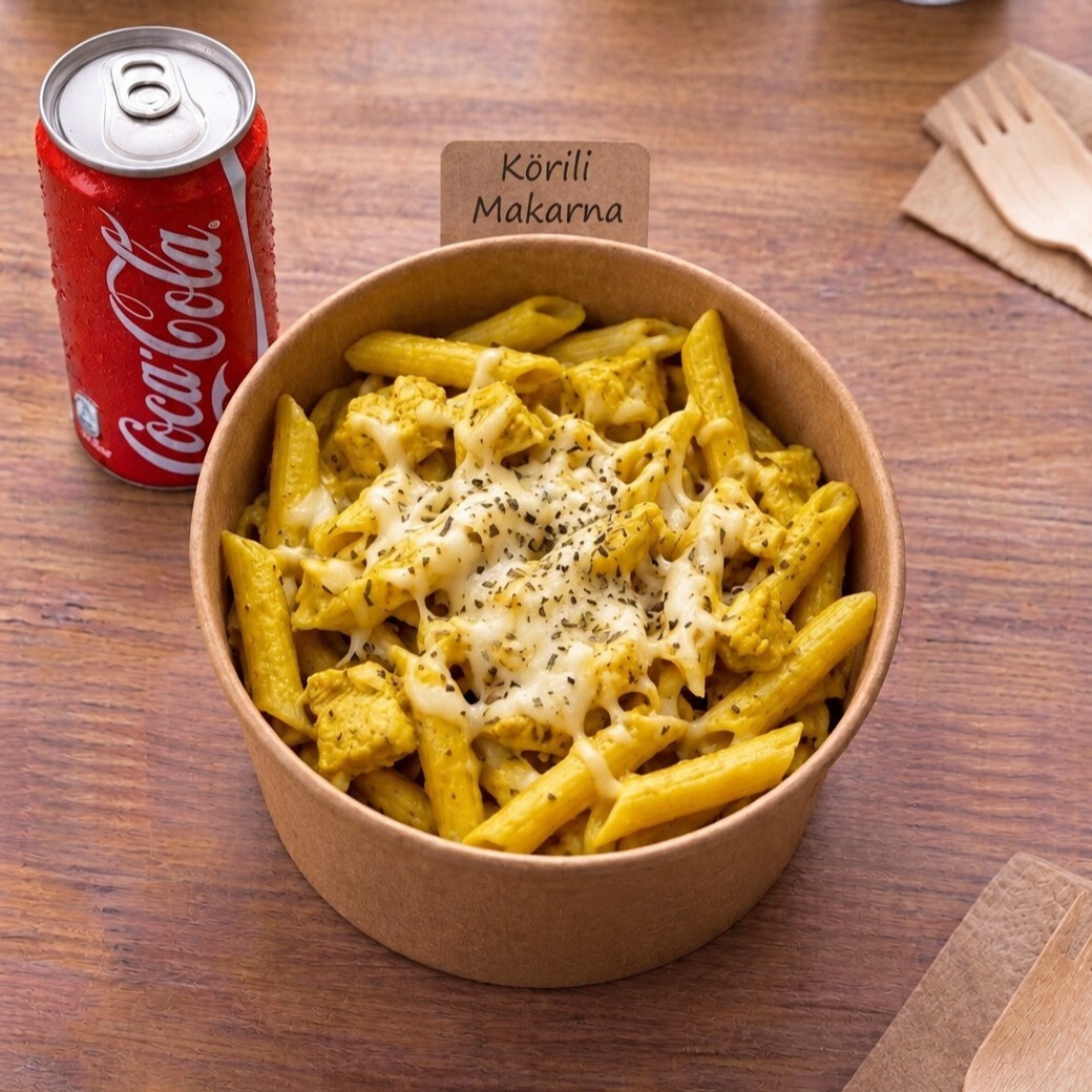 Kori Soslu Tavuklu Penne + Coca Cola