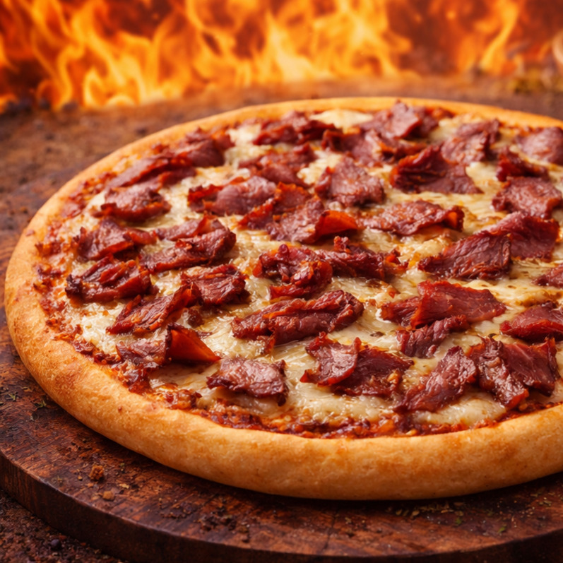 Füme Kaburga Pizza (Orta Boy)