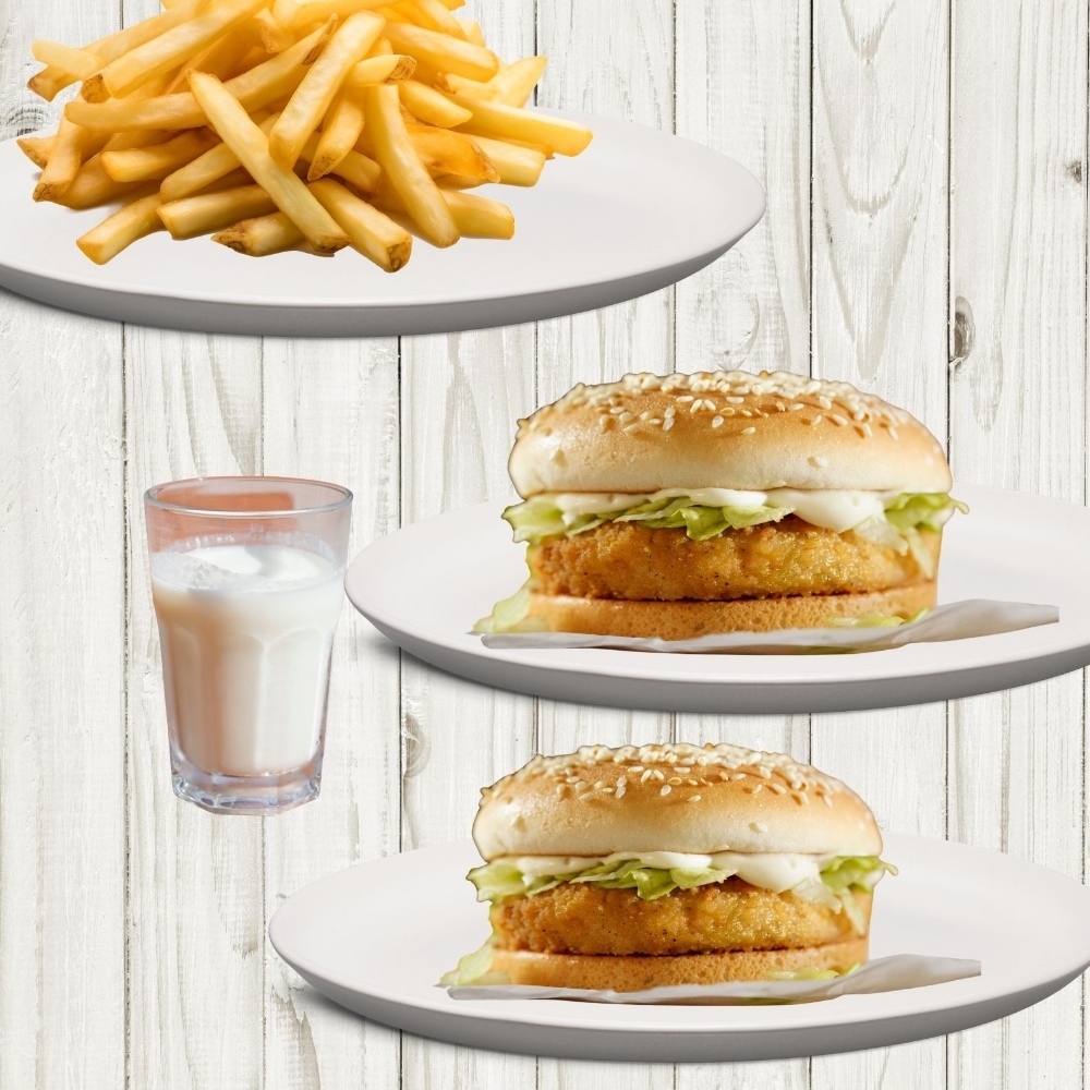 2'li Tavuk Burger Menü