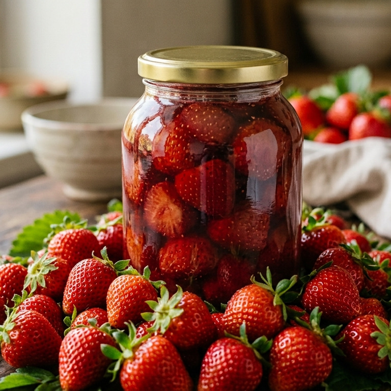 Ev Yapımı Çilek Reçeli (800 gr)