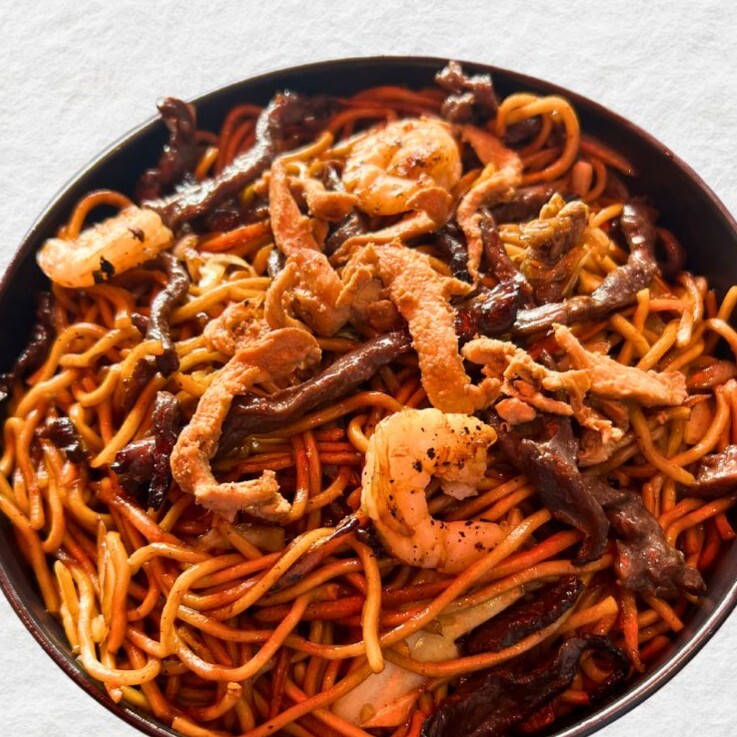 Singapur Tavuklu Noodle (Singapore Chicken Noodles)