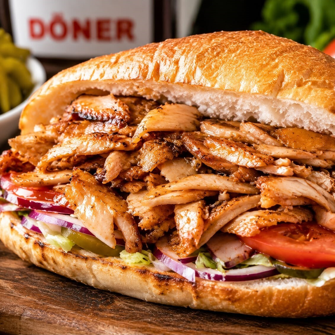 Ekmek Arası Tavuk Döner
