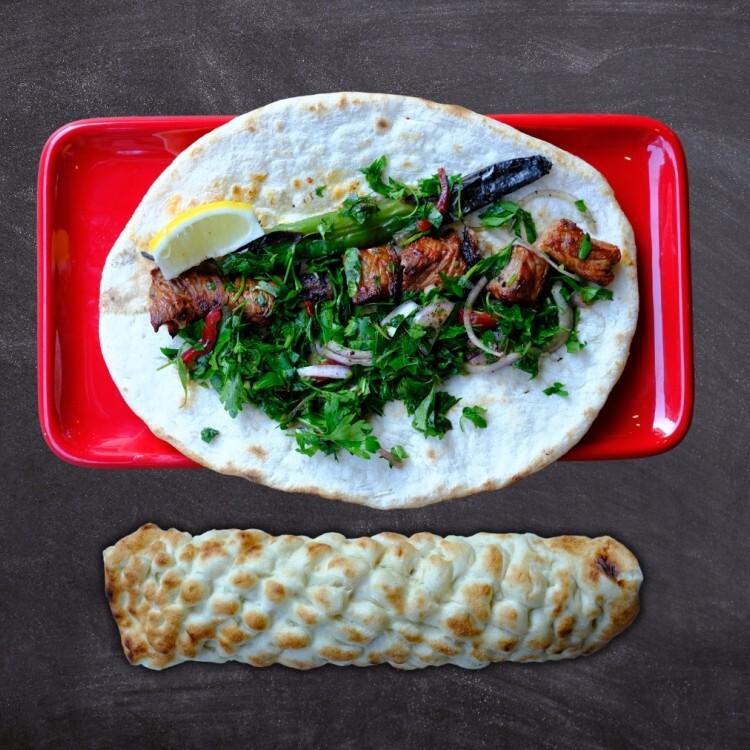 Kuşbaşı Kebap Dürüm + Ayran