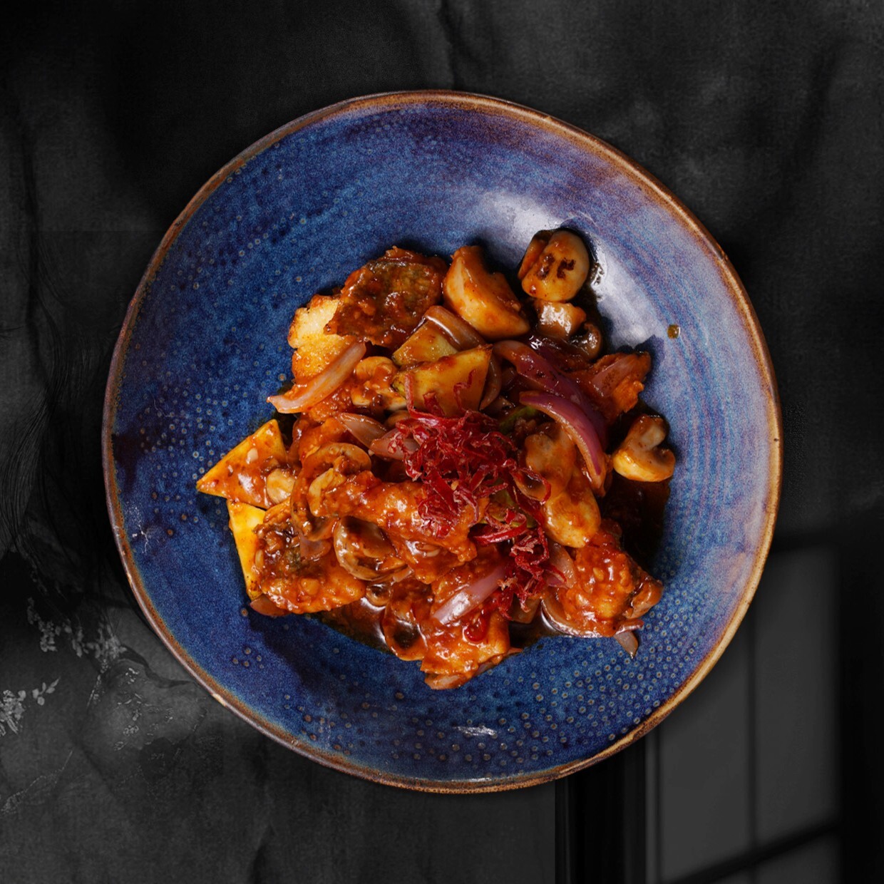 Chili Soslu Ananaslı Levrek