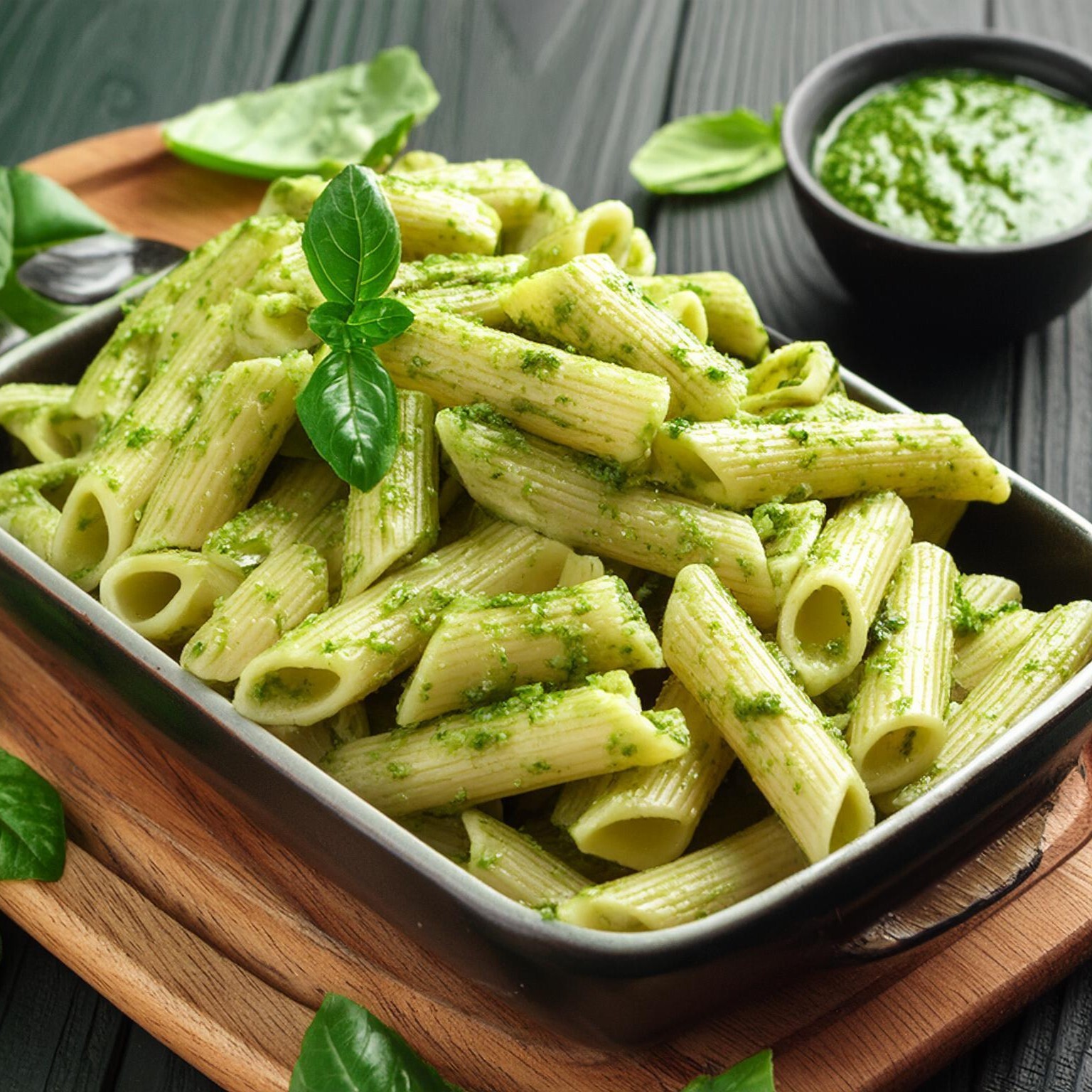 Pesto Soslu Penne Menü