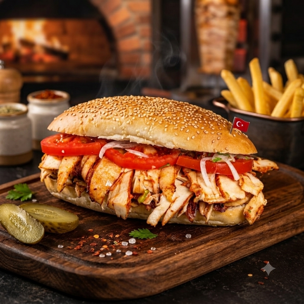 Susamlı Somun Döner