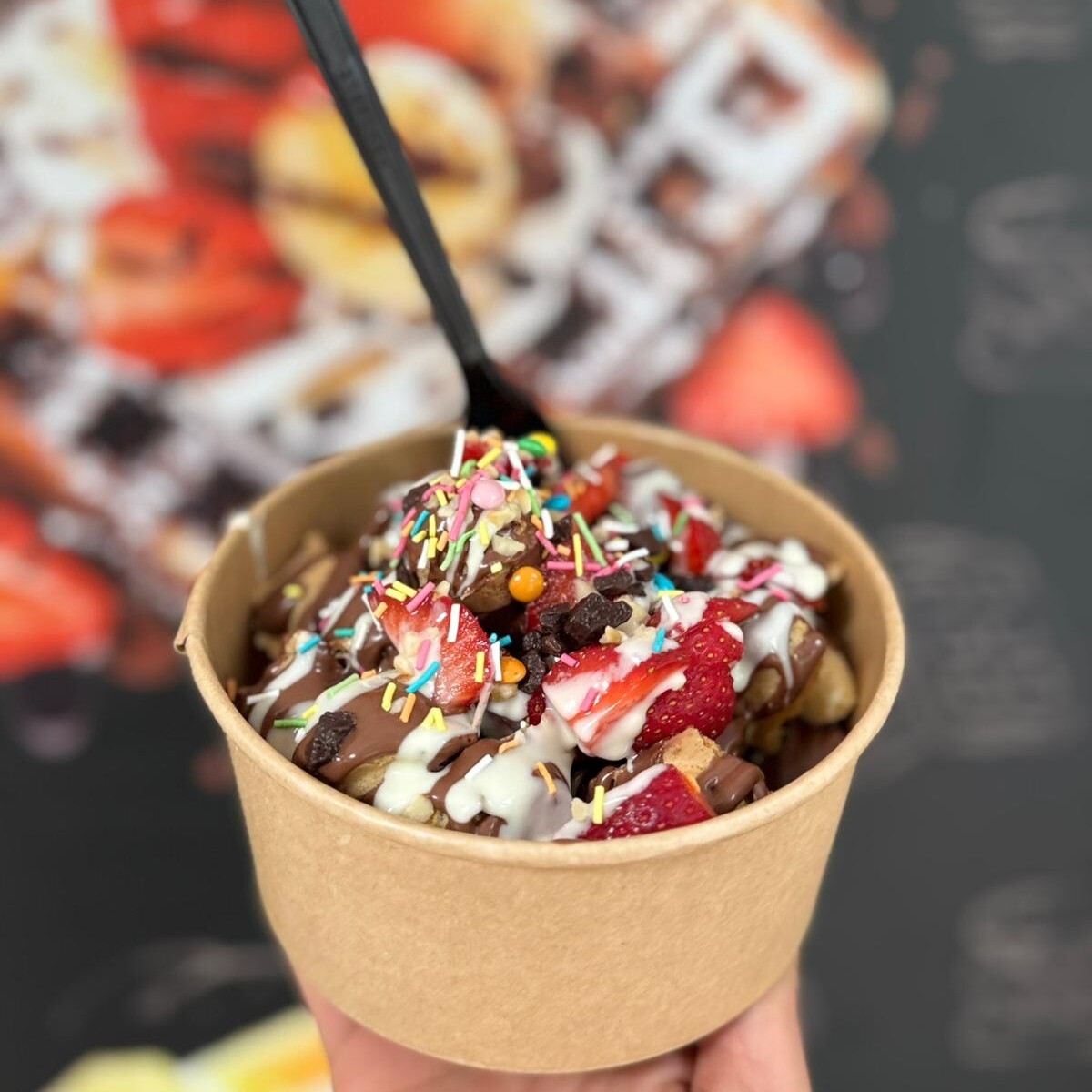 White Kova Waffle