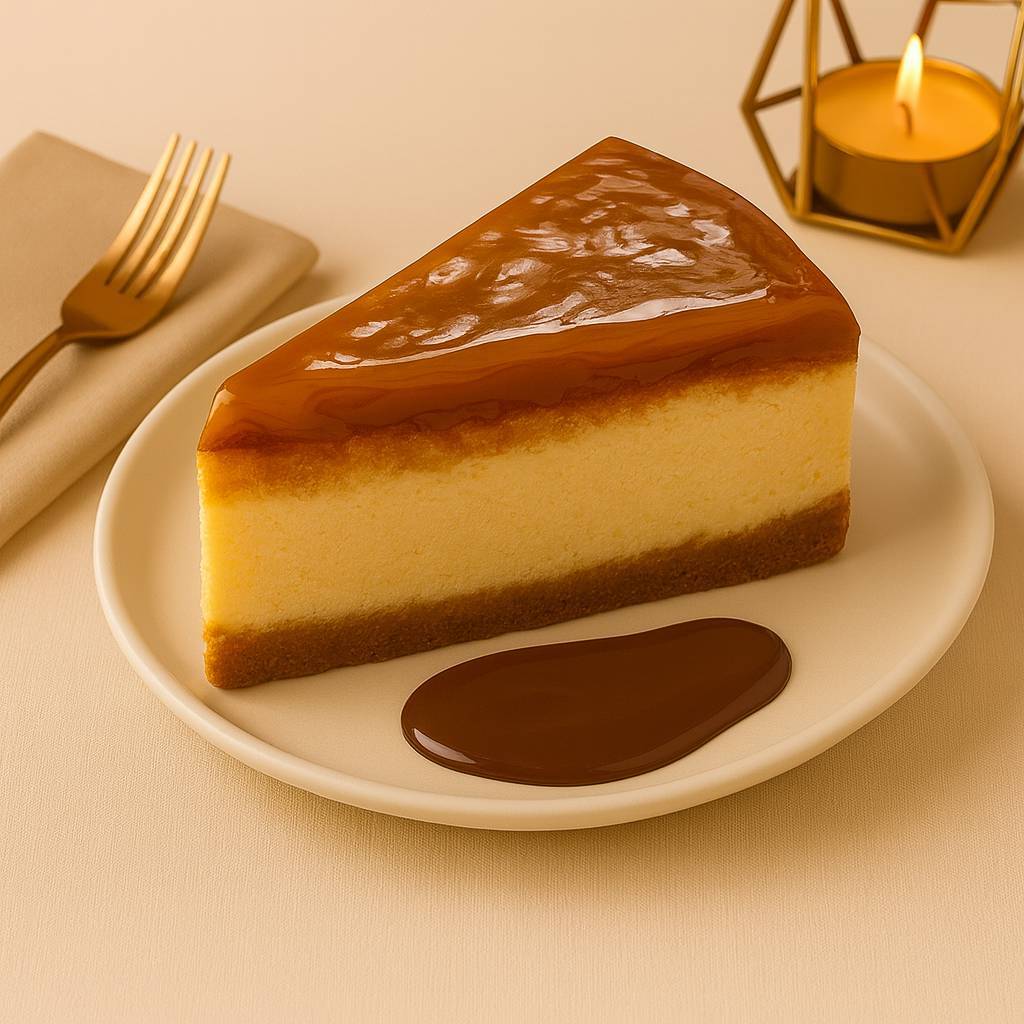 Lotuslu Karamelli Cheesecake