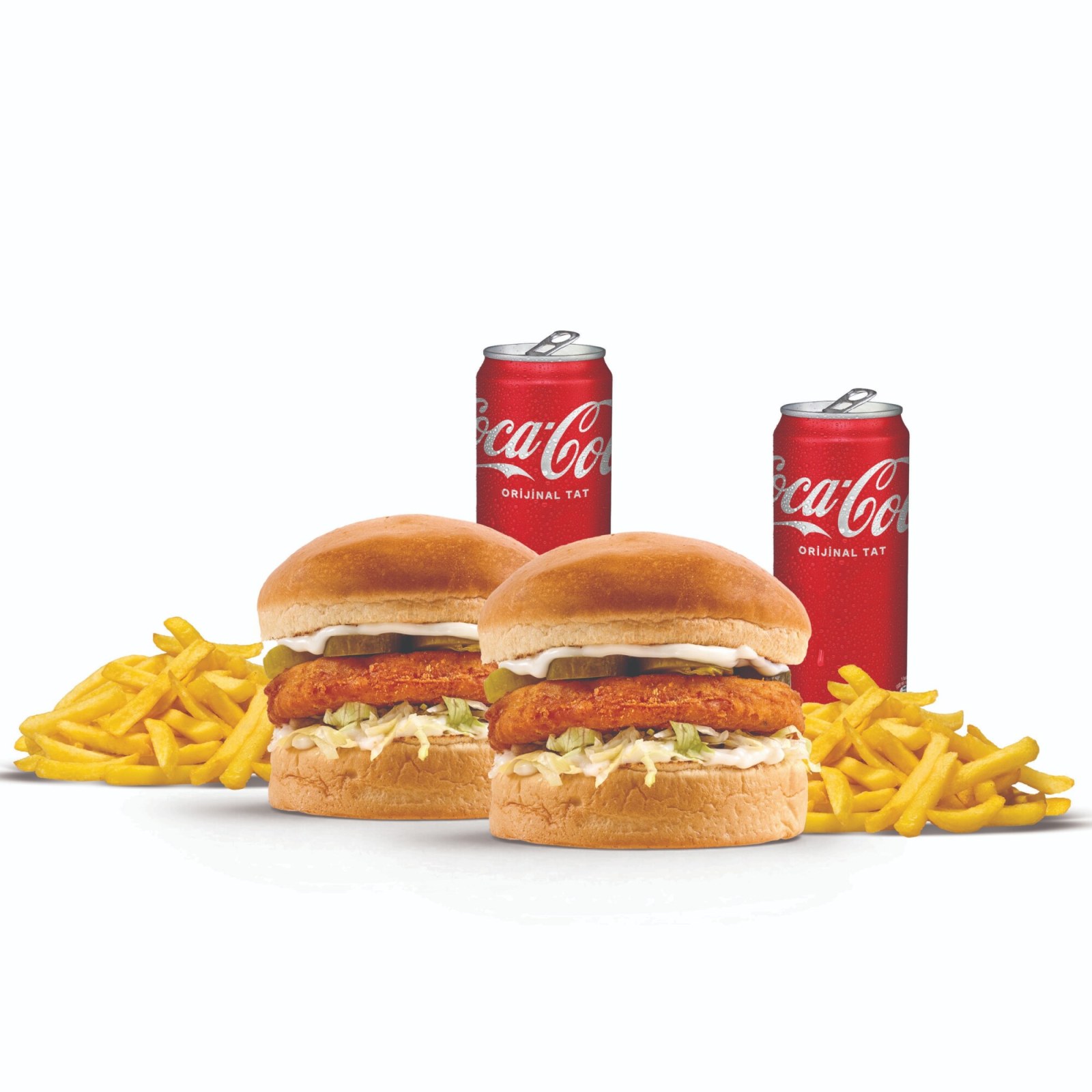İkili Tavuk Burger Menü