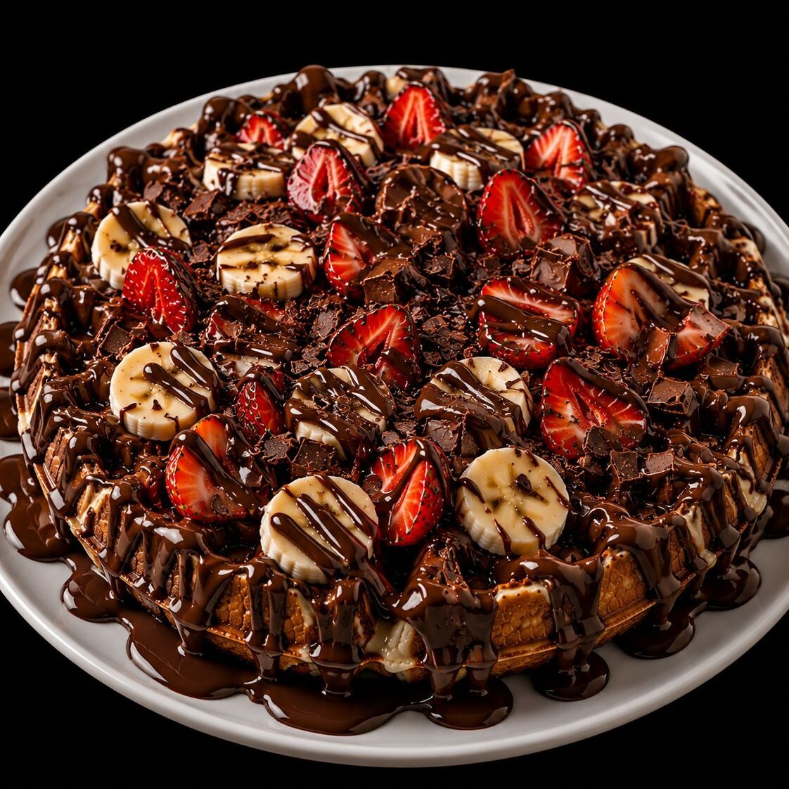 Bol Çikolatalı Bubble Waffle