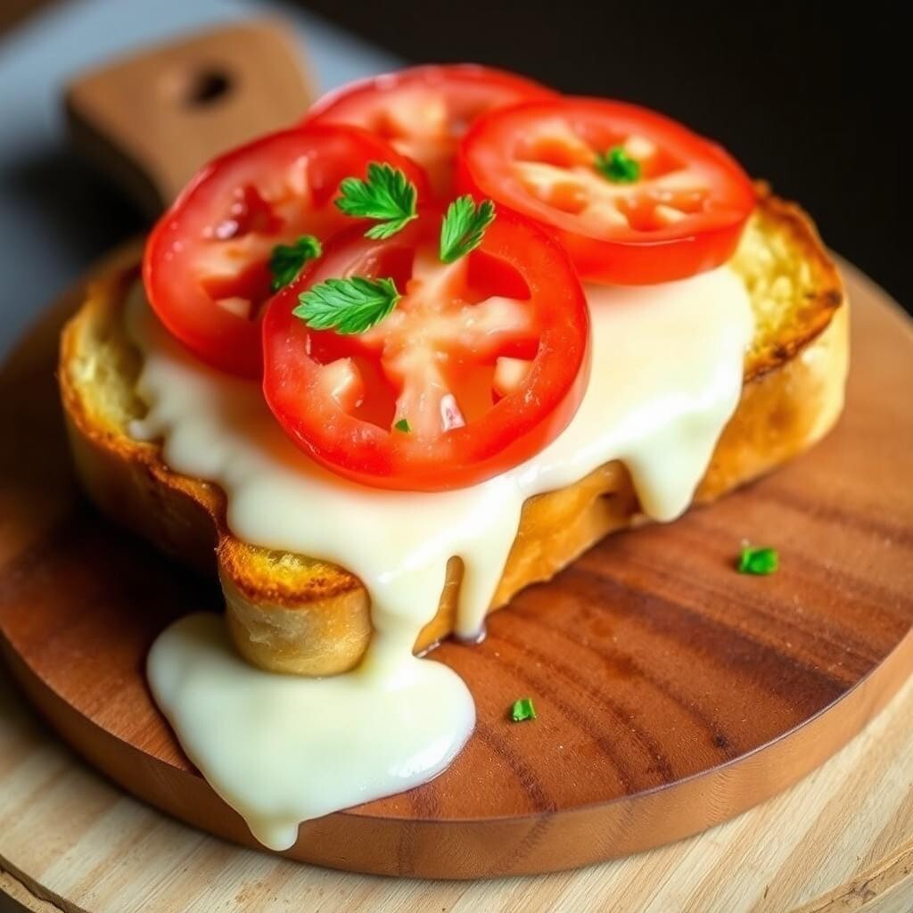 Yarım Ekmek Beyaz Peynirli Tost