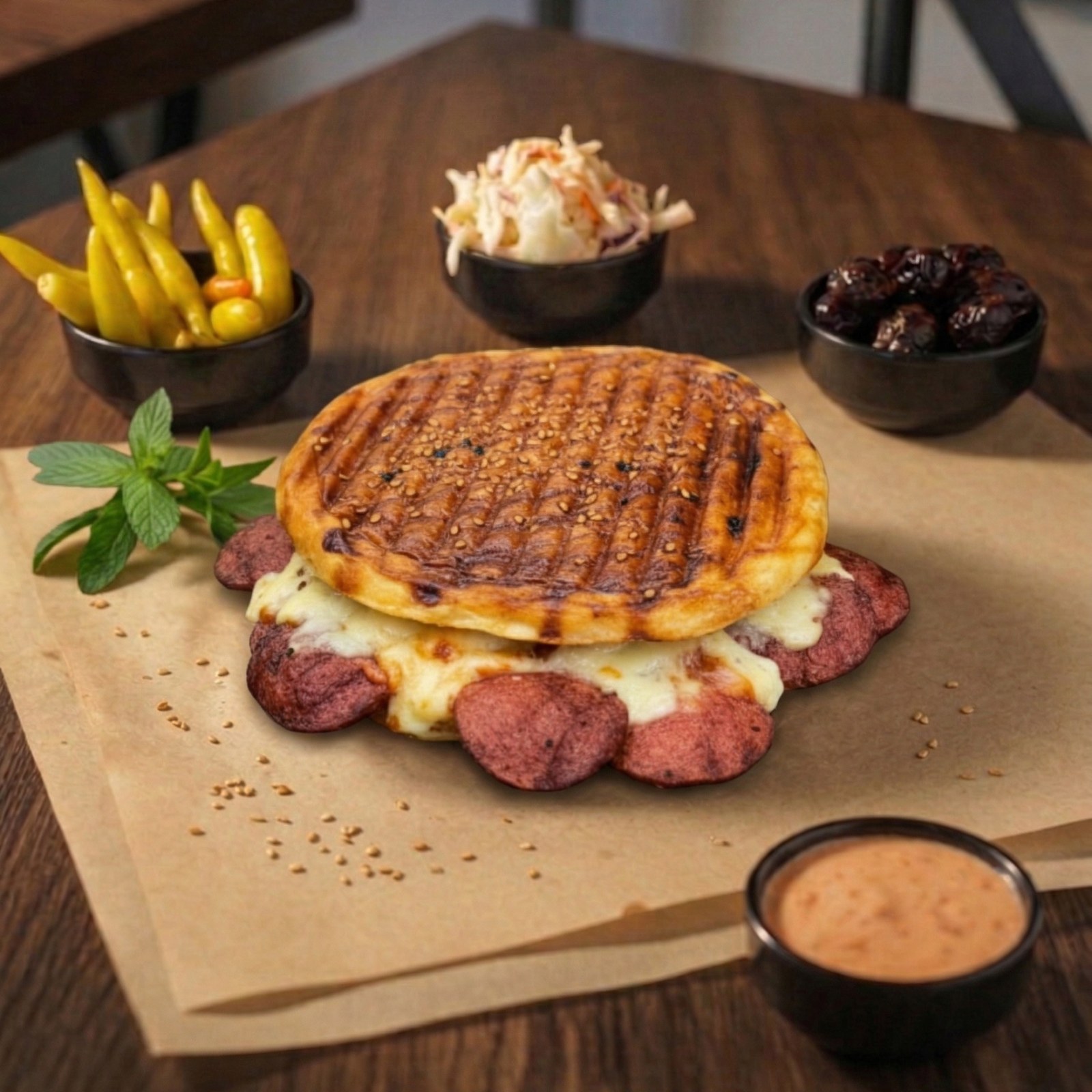 Sucuk - Kaşar Tost
