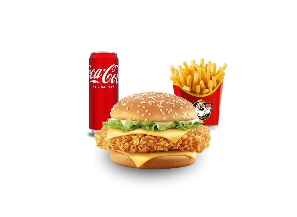 Happy Cheeseburger Menü
