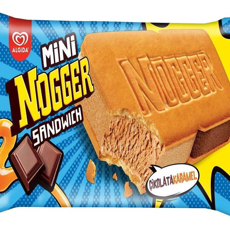Algida Mini Nogger Sandwich ( 60 ml. )