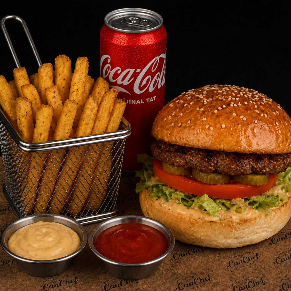 Classic burger menü