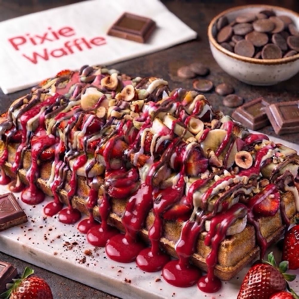Frambuazlı Waffle (Double)