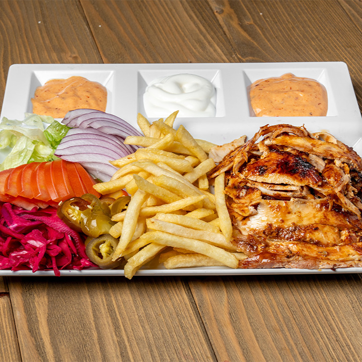 Tavuk Döner Tabak Servis