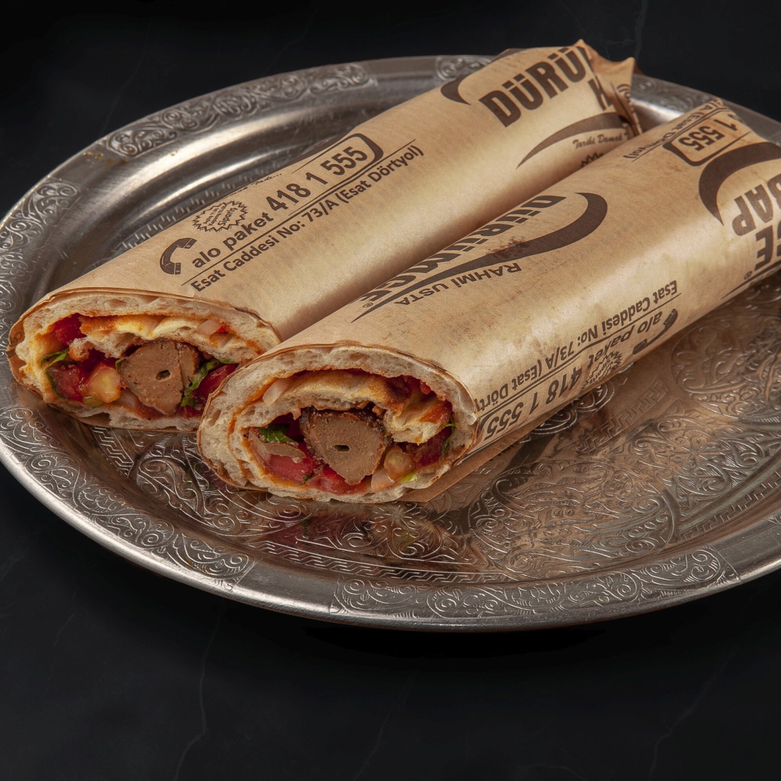 Ciğer Şiş Dürüm (100 gr) +Coca Cola 330 ml