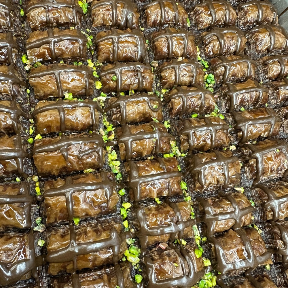 Çikolatalı Fıstıklı Baklava ( 1 kg )