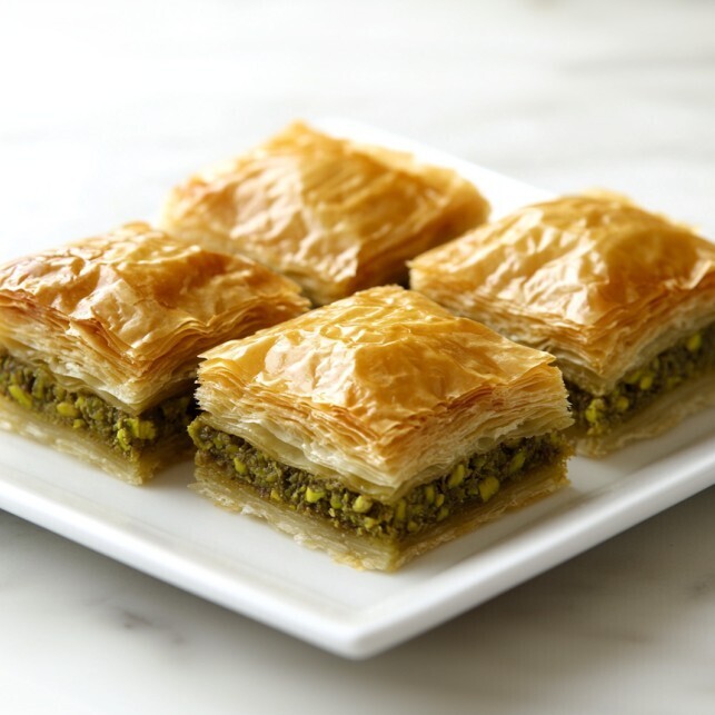 Antep Fıstıklı Özel Baklava (500 g)