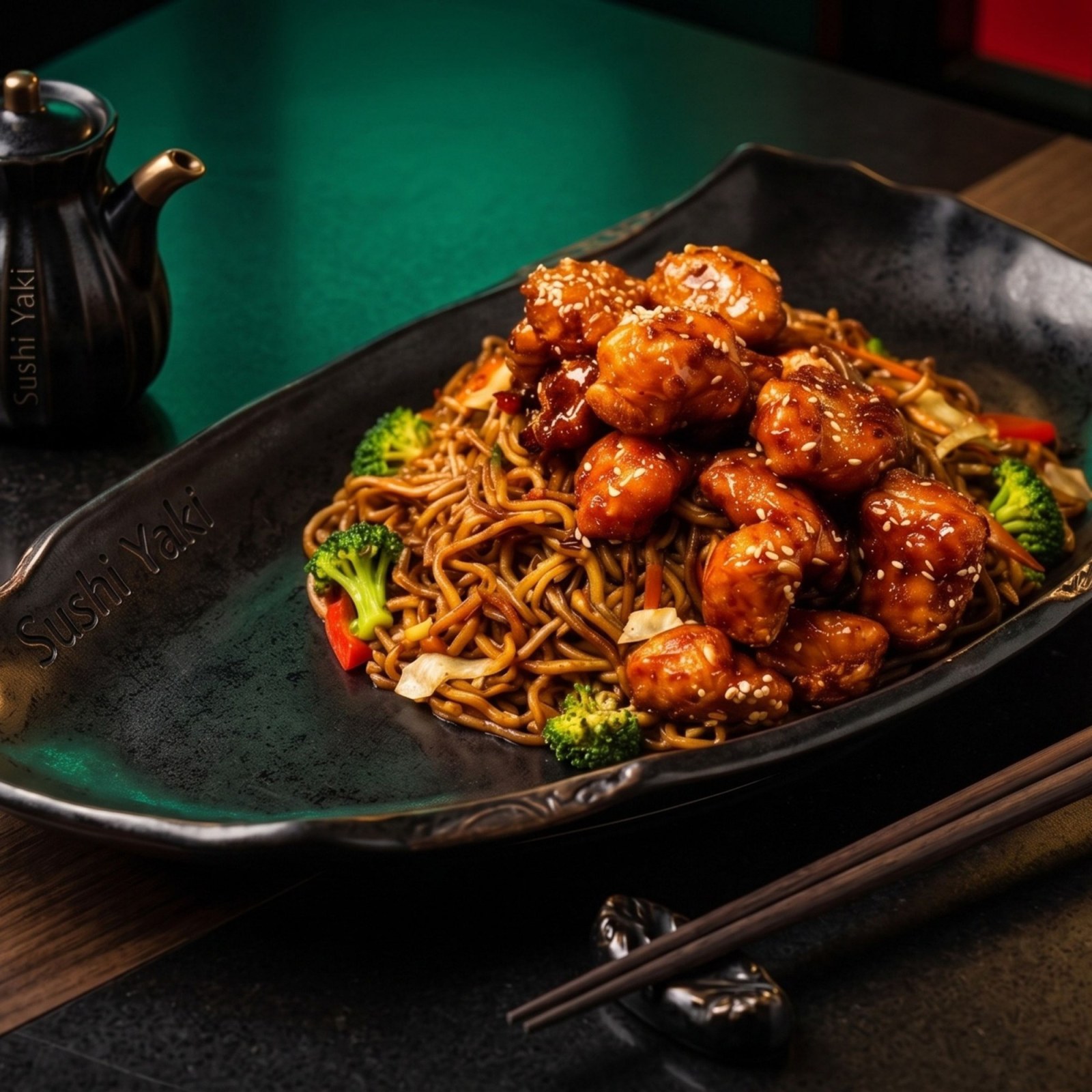 122- Sushi Yaki Noodle Üstü Lezzet