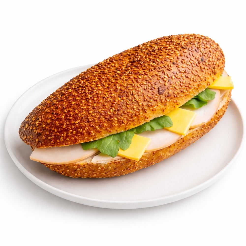 Füme Cheddar ve Rokalı Sandviç