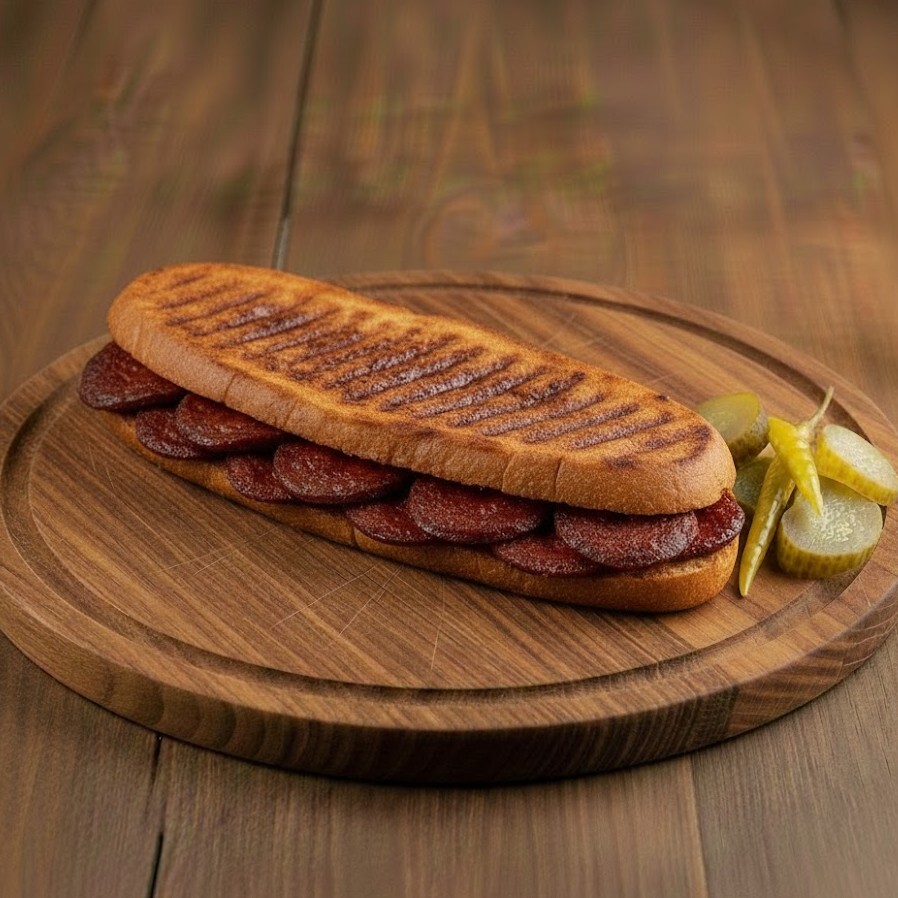 Sucuklu Tost (Tam Ekmek)
