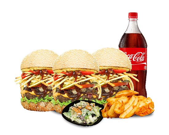 3 Kişilik Chef's Special Burger Menü