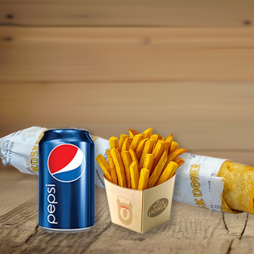 Hatay Usulü BİGALL Tavuk Döner Pepsi Menü