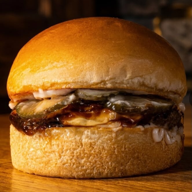 BBQ Cheese Burger & Patates Kızartması