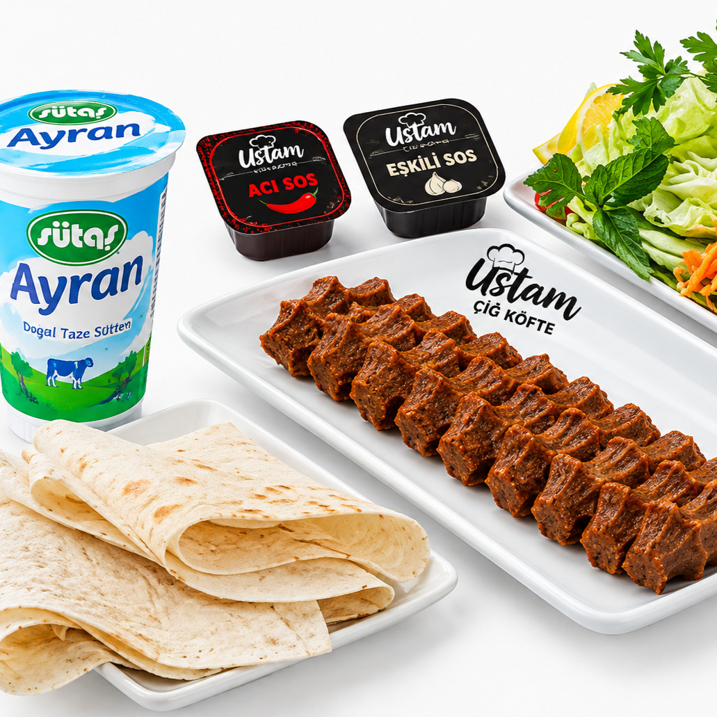 Çiğ Köfte Menü (200 gr.)