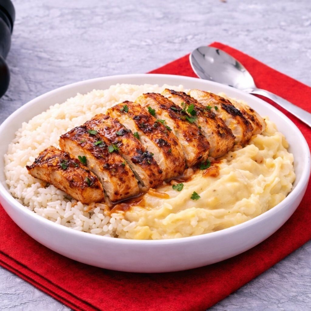 Pilav Üstü Izgara Tavuk